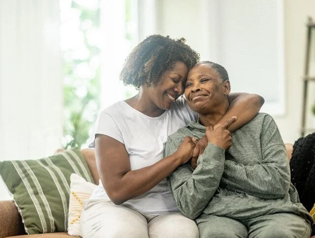 Mother & Daughter Embrace
