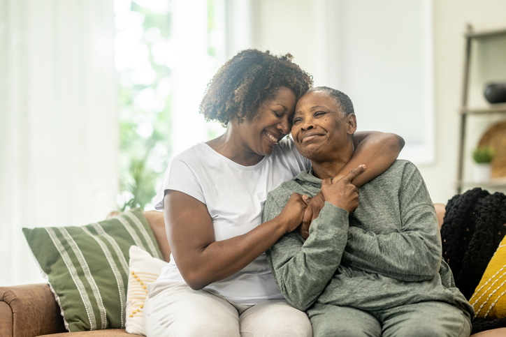 Mother & Daughter Embrace